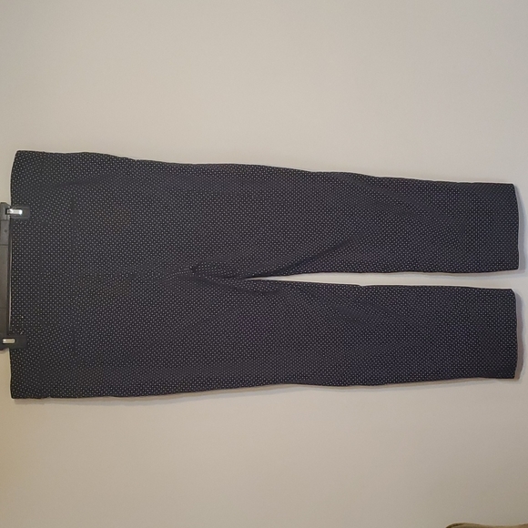 In Every Story Universal Fit Black w/ Square Micro Polka Dot Print Slacks, 20 - Picture 5 of 9